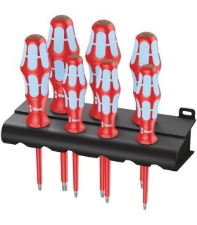 Wera 3167 i/7 VDE İzole Torx Tornavida Set Raflı 7P 05022767001