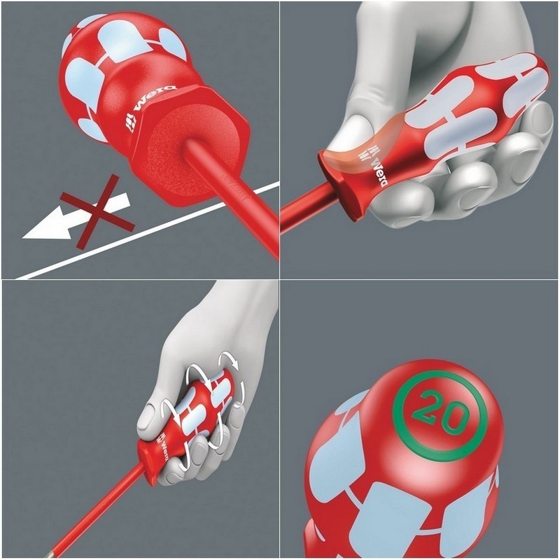 Wera 3167 i/7 VDE İzole Torx Tornavida Set Raflı 7P 05022767001