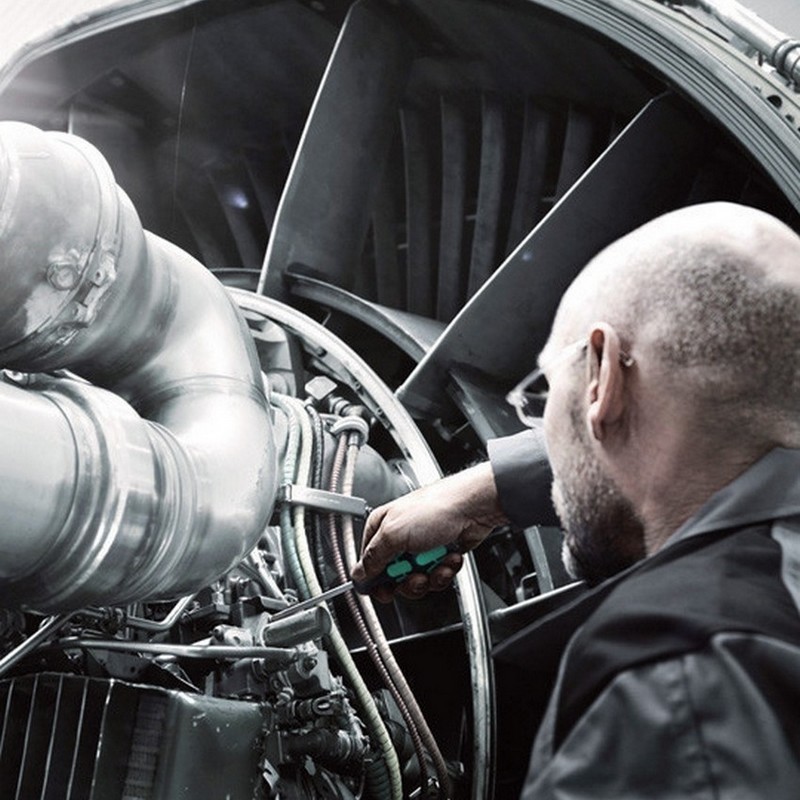 Wera 334 SK/6 Anahtar Destekli Yıldız Düz Tornavida Set 6P 05007680001