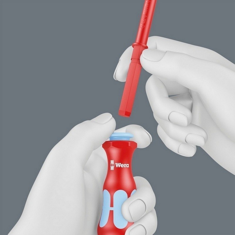 Wera 3817 VDE 9mm Geçmeli Uçlu Tornavida Sapı 05003991001