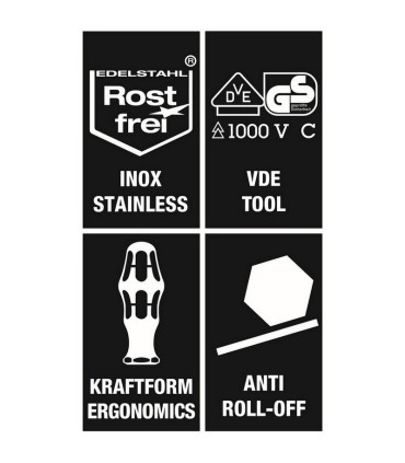 Wera 3817 VDE 9mm Geçmeli Uçlu Tornavida Sapı 05003991001