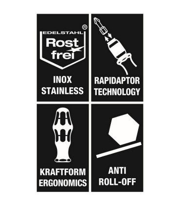 Wera 3816 R Rapidaptor Bits Tutuculu Tornavida 05051465001