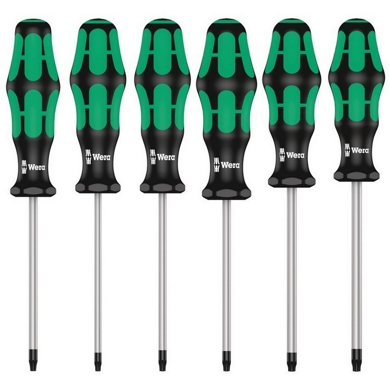 Wera 367/6 Delikli Torx BO Tornavida Set 6P 05138250001