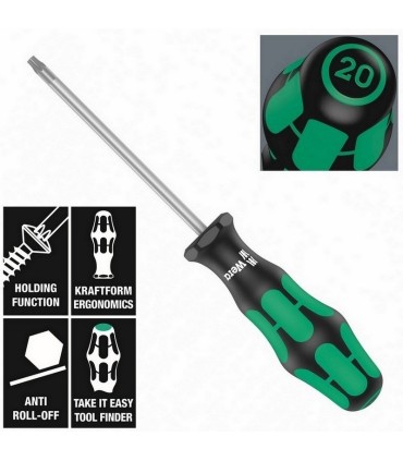 Wera 367/4 Torx HF Tornavida Set 300mm 4P 05028074001