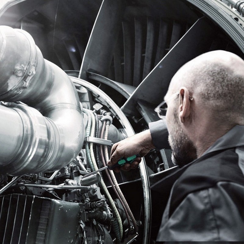 Wera 335/350/367/7 Düz Yıldız Pozidriv Torx Tornavida Set 7P 05320540001