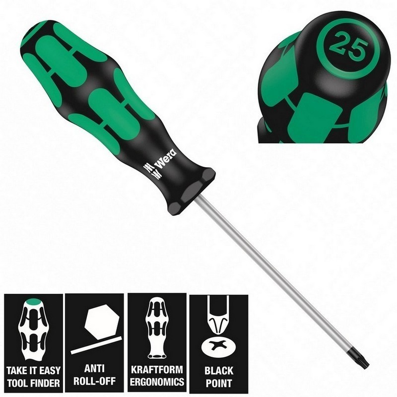 Wera Kraftform XXL3 Karışık Tornavida Set 11P 05347106001