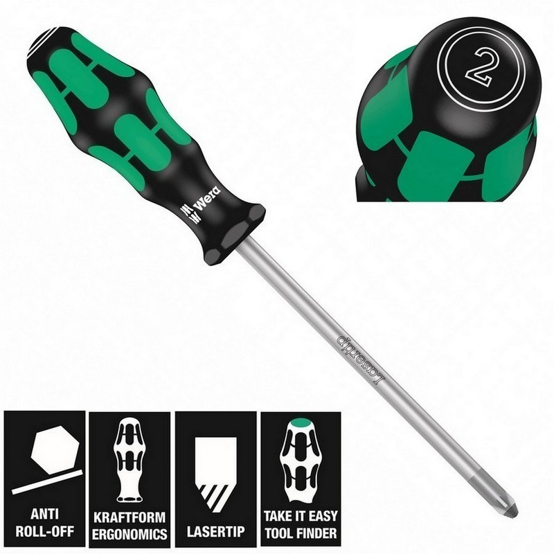 Wera Kraftform XXL3 Karışık Tornavida Set 11P 05347106001