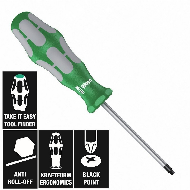 Wera Kraftform XXL3 Karışık Tornavida Set 11P 05347106001