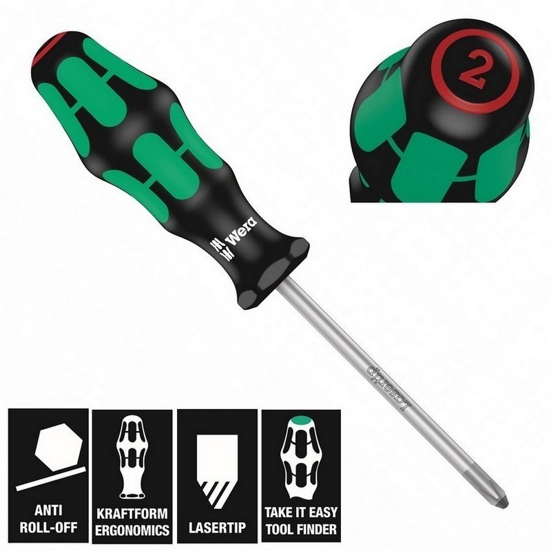 Wera Kraftform XXL3 Karışık Tornavida Set 11P 05347106001