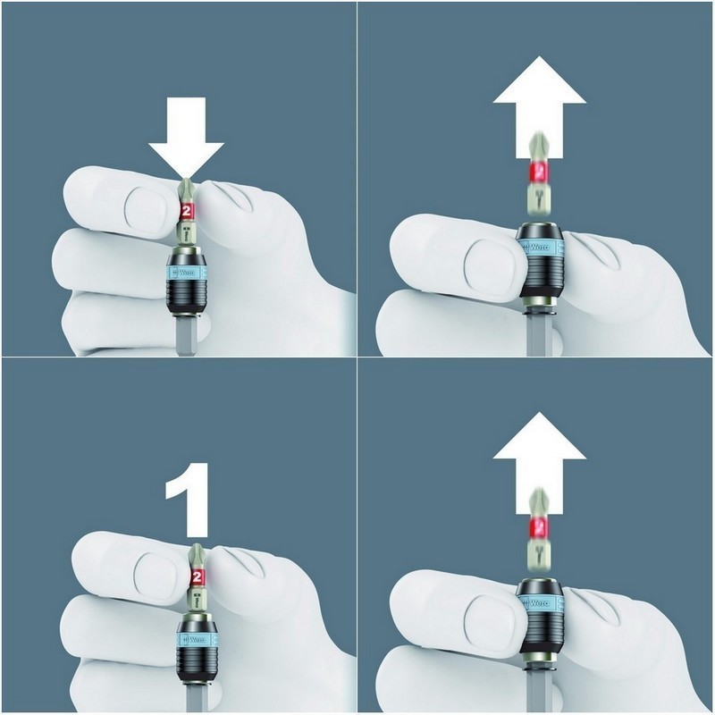Wera 3888/4/1K SB Rapidaptor Bits Tutucu 50mm 05073616001
