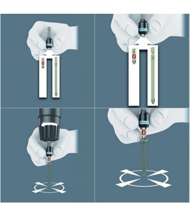 Wera 3888/4/1K SB Rapidaptor Bits Tutucu 50mm 05073616001