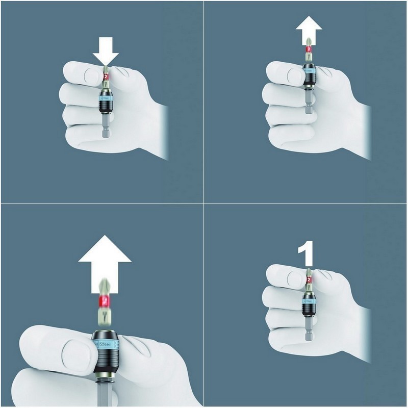 Wera 3888/4/1K SB Rapidaptor Bits Tutucu 50mm 05073616001