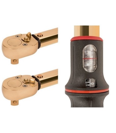 Bahco NS041-16-260 Kıvılcım Çıkarmaz 60-200Nm 1/2'' Cırcırlı Ayarlanabilir Tork Anahtarı