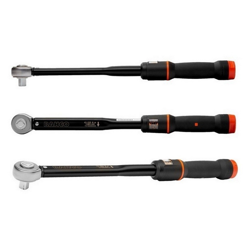 Bahco 74WR-50 10-50Nm Ayarlanabilir Tork Anahtarı 3/8'' İtmeli Cırcır