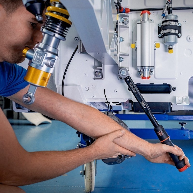 Bahco 74WR-200 40-200Nm Ayarlanabilir Tork Anahtarı 1/2'' İtmeli Cırcır