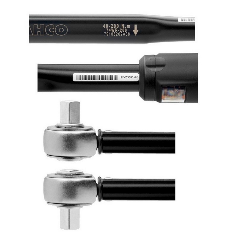 Bahco 74WR-300 60-300Nm Ayarlanabilir Tork Anahtarı 1/2'' İtmeli Cırcır