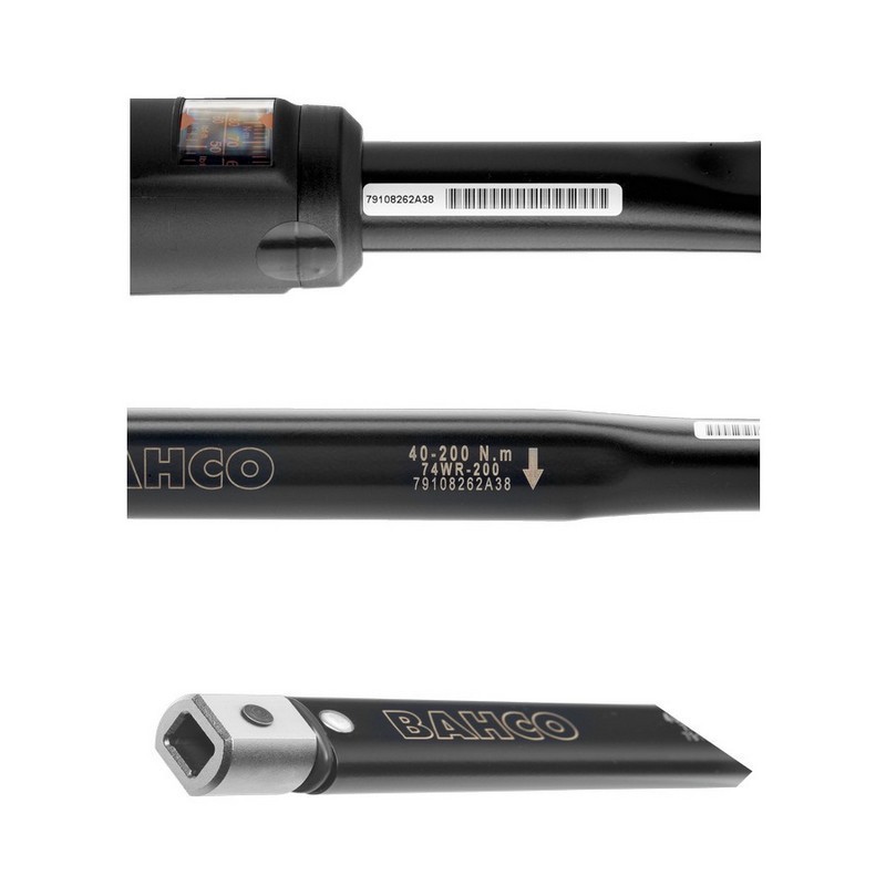 Bahco 74W14-300 60-300Nm Ayarlanabilir Tork Anahtarı 14x18mm Değişken Uçlu