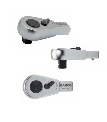 Bahco 9P-3/8 Yön Mandallı Cırcır 9x12mm Geçmeli Tork Ucu 3/8"