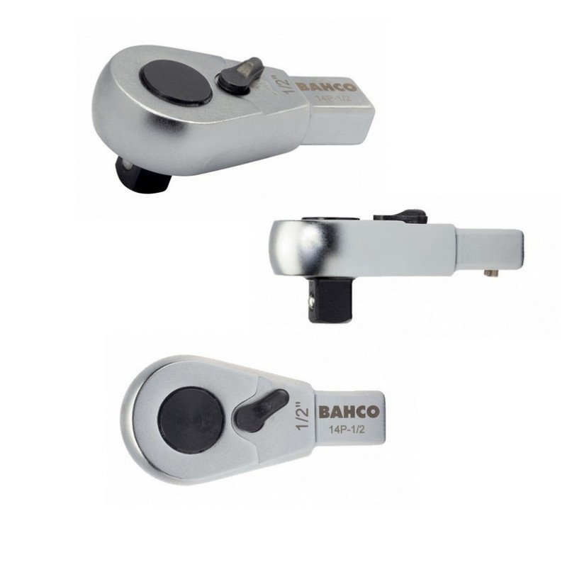 Bahco 9P-3/8 Yön Mandallı Cırcır 9x12mm Geçmeli Tork Ucu 3/8"