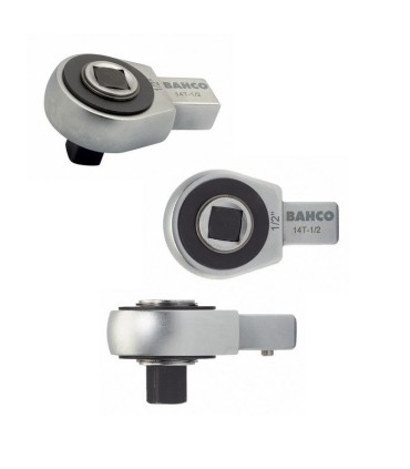 Bahco 9T-1/4 İtmeli Cırcır 9x12mm Geçmeli Tork Ucu 1/4"