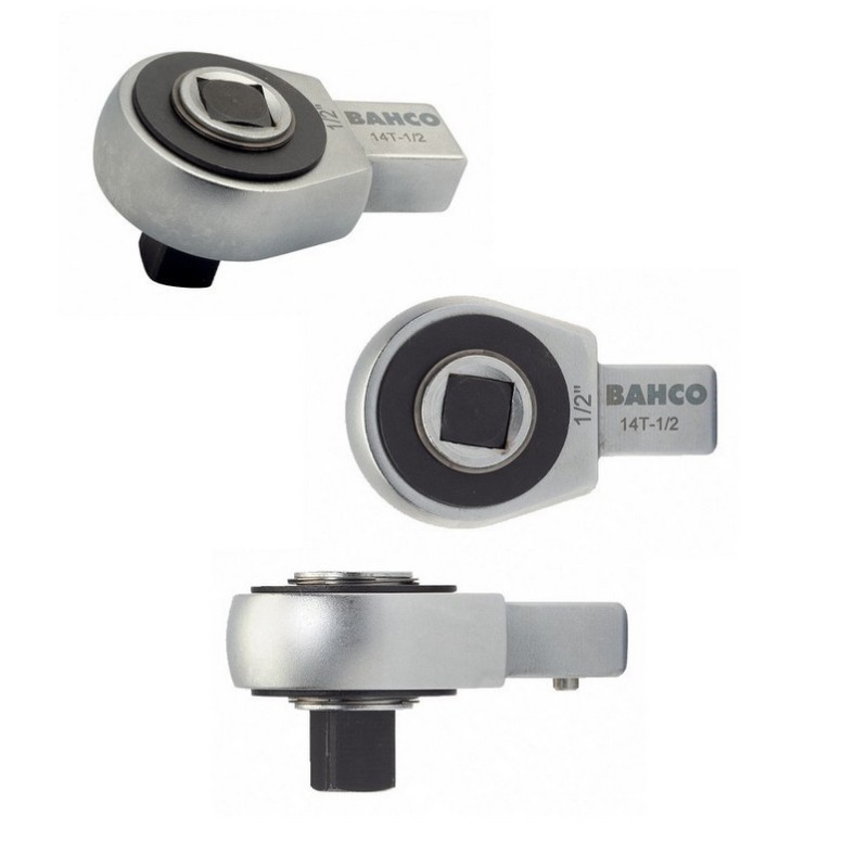 Bahco 9T-1/2 İtmeli Cırcır 9x12mm Geçmeli Tork Ucu 1/2"