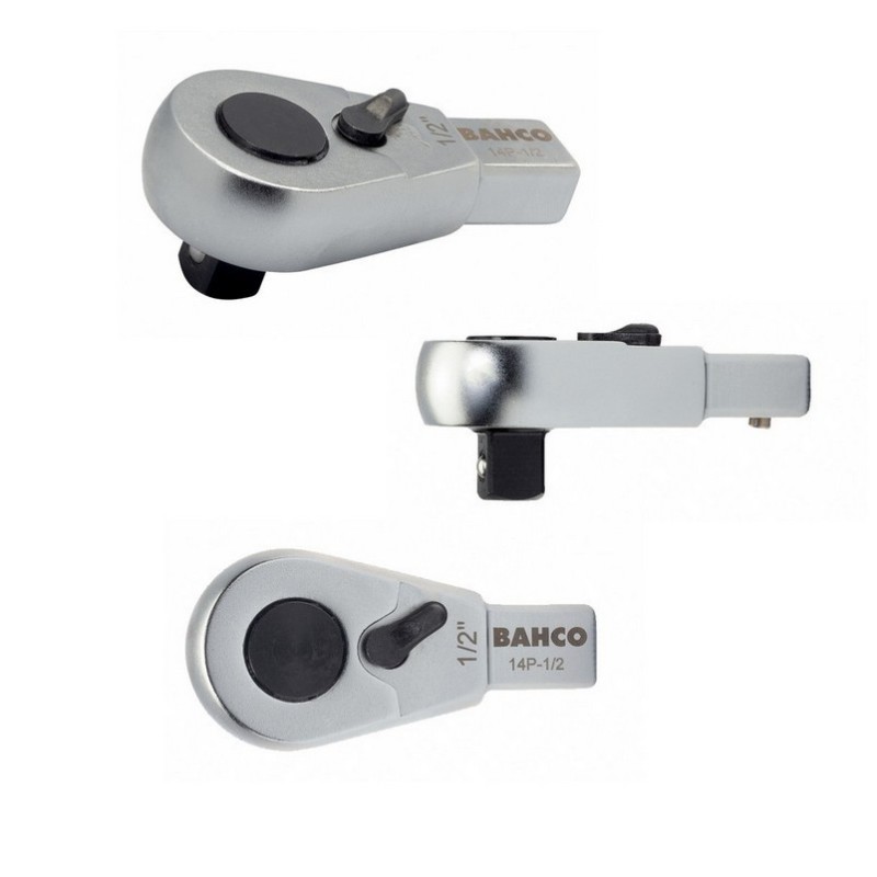 Bahco 9P-1/2 Yön Mandallı Cırcır 9x12mm Geçmeli Tork Ucu 1/2"