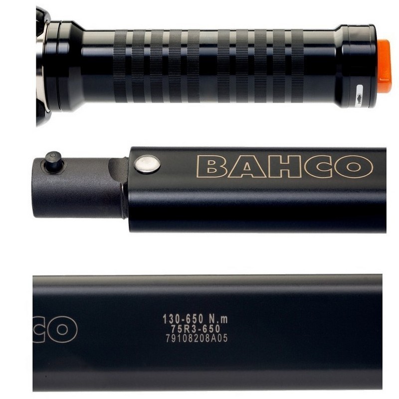 Bahco 75S-650 130-650Nm 22mm Spigot Ayarlanabilir Torkmetre