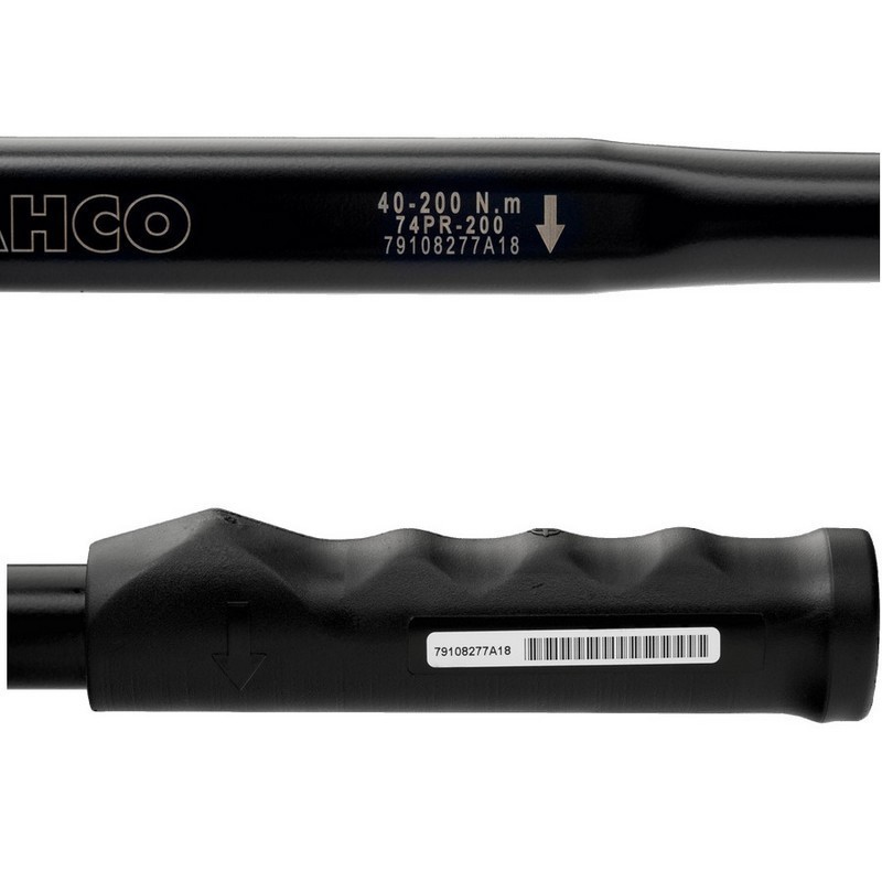 Bahco 74PR-200 40-200Nm 1/2" Cırcırlı Önayarlı Torkmetre