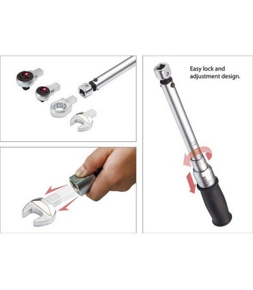 Netratek CTK-400 80-400Nm 1/2" 13-30mm Açıkağız Torkmetre Seti 11P