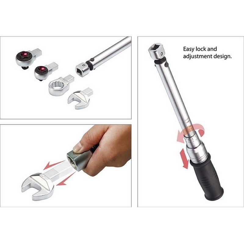 Netratek CTK-400 80-400Nm 1/2" 13-30mm Açıkağız Torkmetre Seti 11P