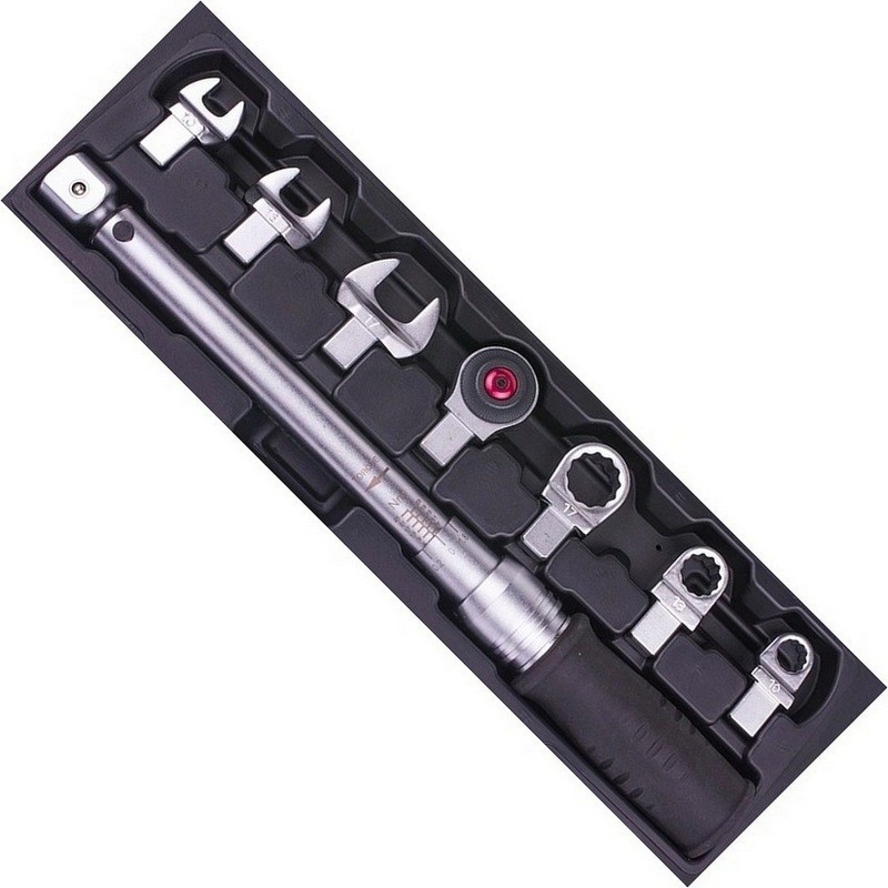 Netratek CTK-010 2-10Nm 1/4" Açıkağız Yıldız Tork Seti 10-13-17mm 8P
