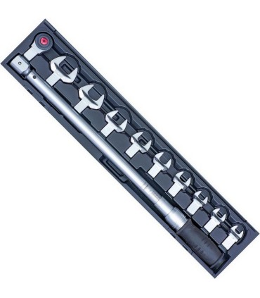 Netratek CTK100 20-100Nm 3/8" 10-30mm Açıkağız Torkmetre Seti 11P