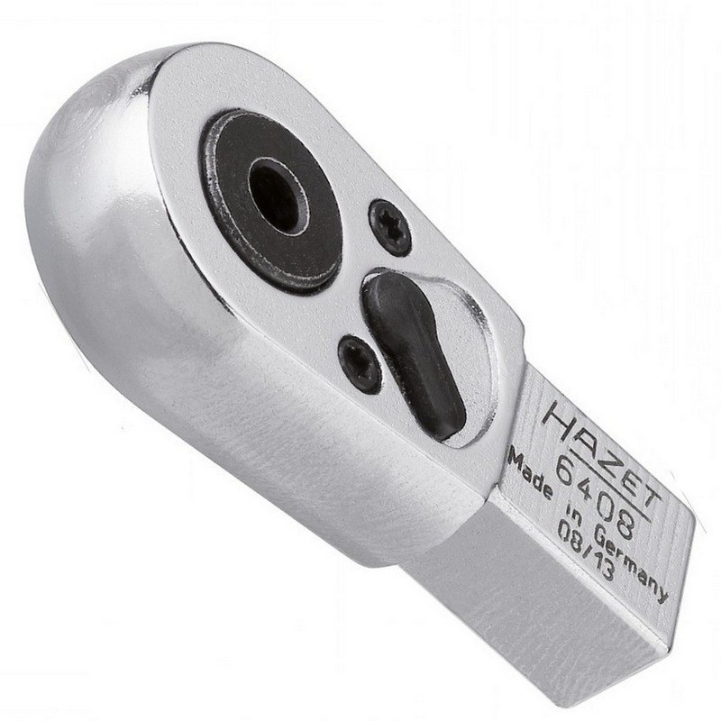 Hazet 6408-1 9X12mm Tork Ucu Yön Mandallı 1/4" Bits Tutuculu Cırcır