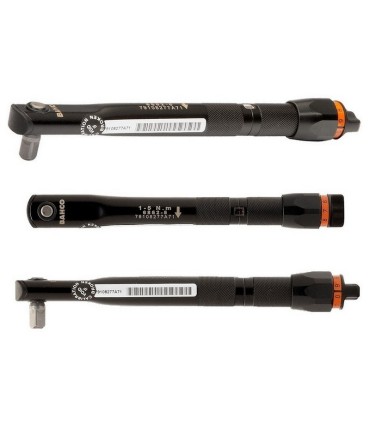 Bahco 6852-5 1-5Nm Ayarlanabilir Tork Anahtarı 1/4" Bits Tutuculu