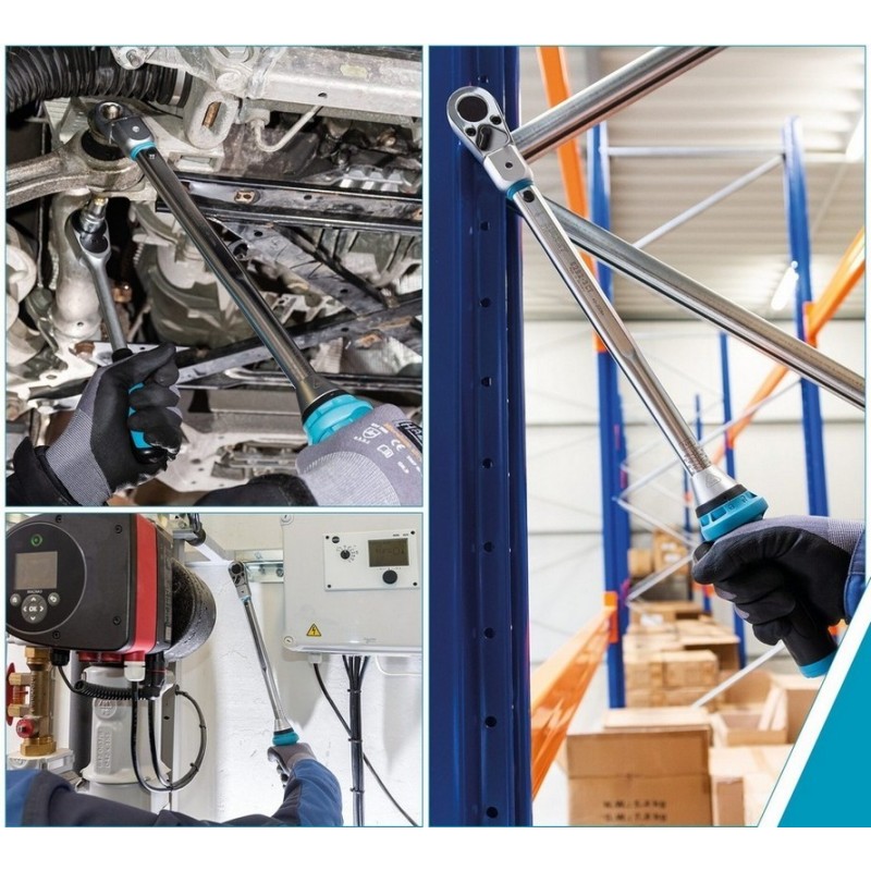 Hazet 5292-3CT 40-200Nm 14x18mm Değişken Uçlu Torkmetre ±%3