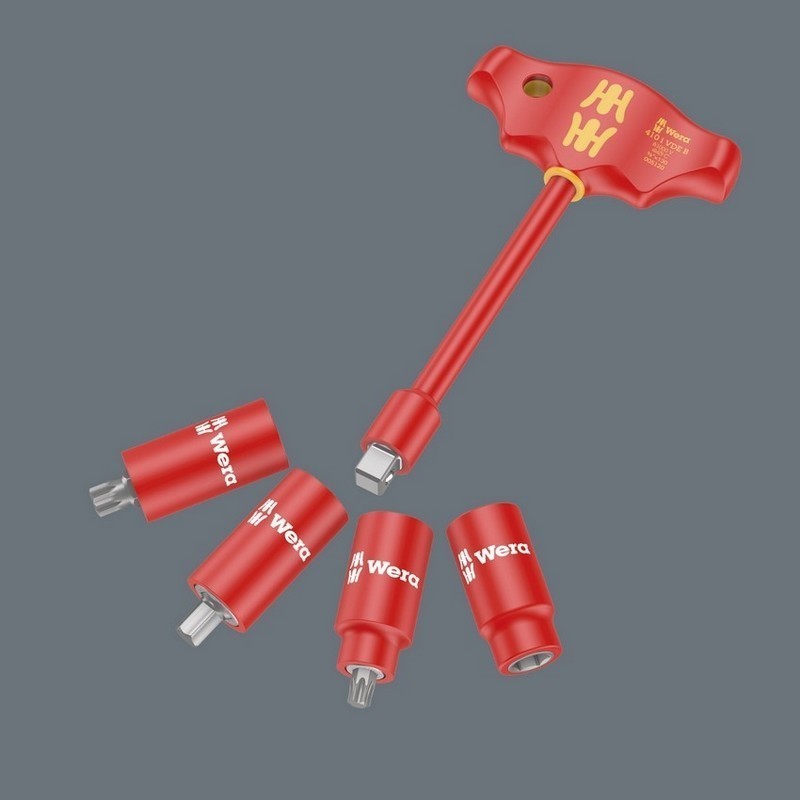 Wera 410i VDE T Saplı Lokma Kolu 3/8" Sürücülü 05005120001