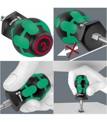 Wera Stubby/Topaç 1 Düz Yıldız Tornavida Seti 5P 05008870001