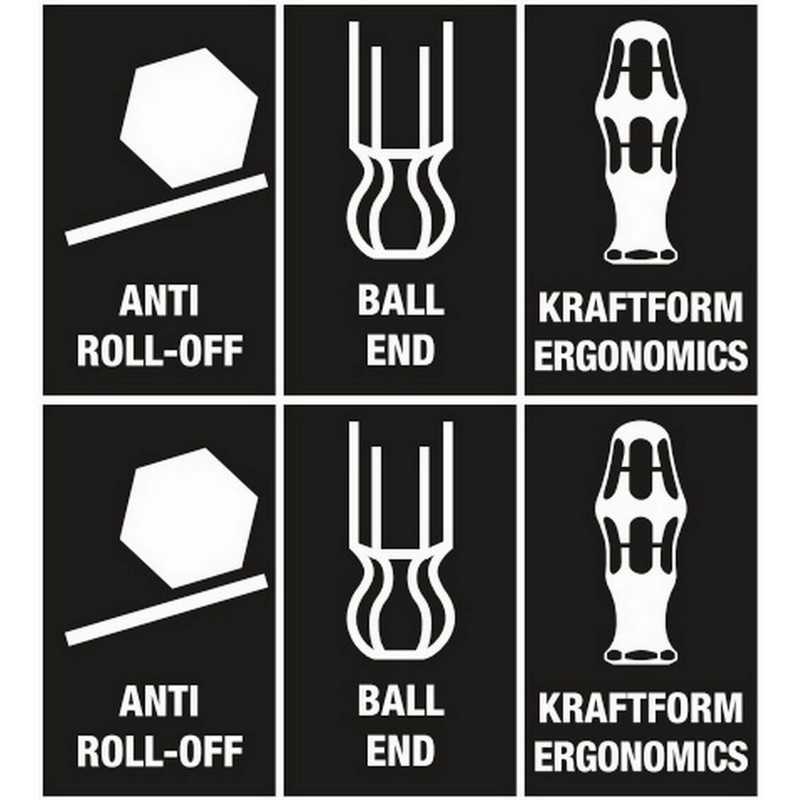 Wera 88/1 Vario 6mm Geçmeli Tornadiva Uç Seti 11P 05002990001