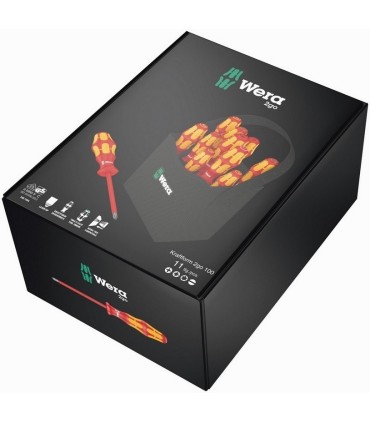 Wera Kraftform 2go 100 VDE Çantalı Tornavida Seti 11P 05004310001