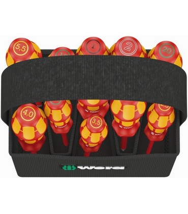 Wera Kraftform 2go 100 VDE Çantalı Tornavida Seti 11P 05004310001