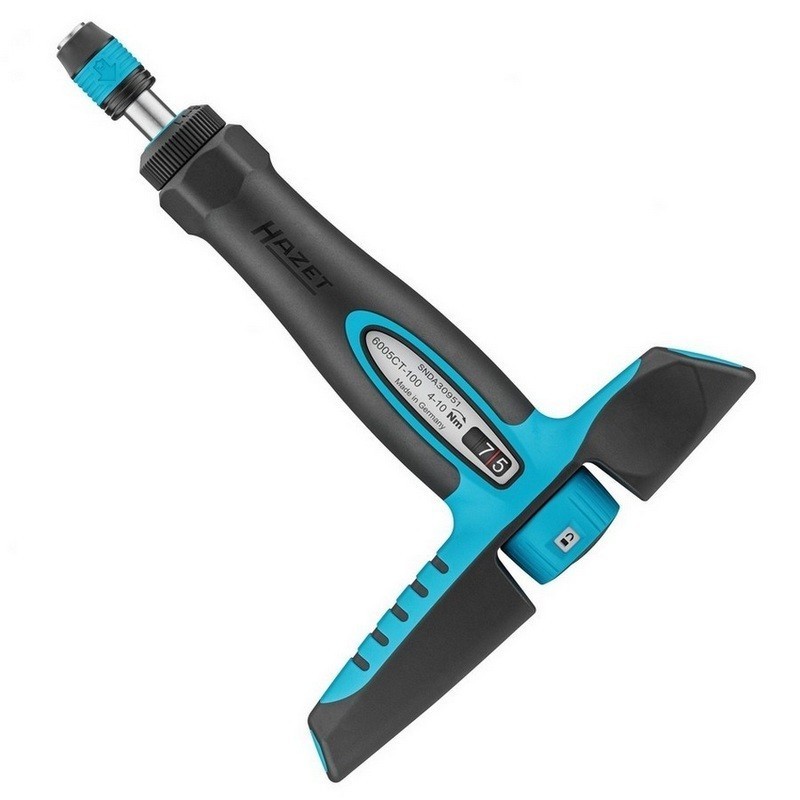 Hazet 6005CT-100 4-10Nm Ayarlanabilir Torklu Tornavida 1/4" Bits Tutuculu
