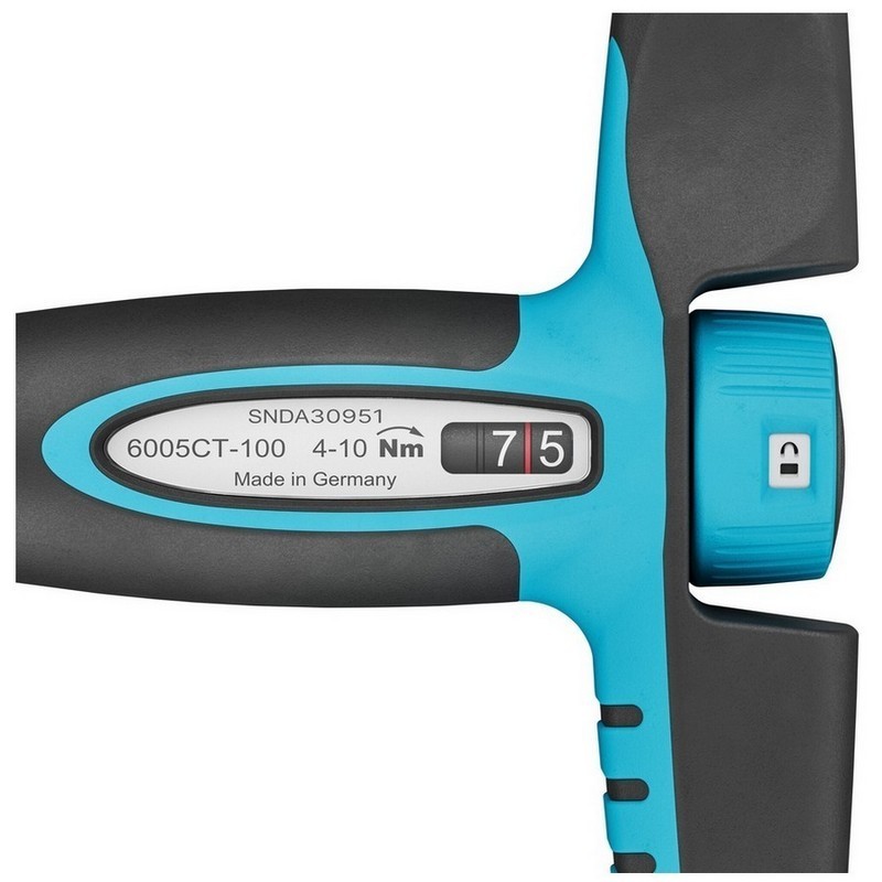 Hazet 6005CT-100 4-10Nm Ayarlanabilir Torklu Tornavida 1/4" Bits Tutuculu