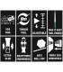 Wera VDE 15 Tool Finder Ekstra İnce 1 Geçmeli Uçlu Torklu Tornavida 1.2-3Nm Set 05006605001
