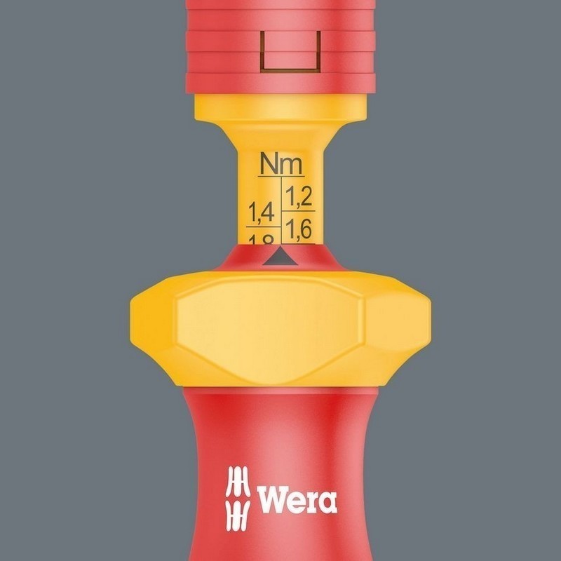 Wera VDE 15 Tool Finder  Ekstra İnce 1 Geçmeli Uçlu Torklu Tornavida 1.2-3Nm Set05006605001