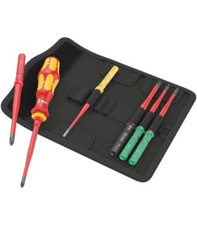 Wera KK VDE 7 Tool Finder Ekstra İnce 1 Geçmeli Uçlu Tornavida Set 05006603001