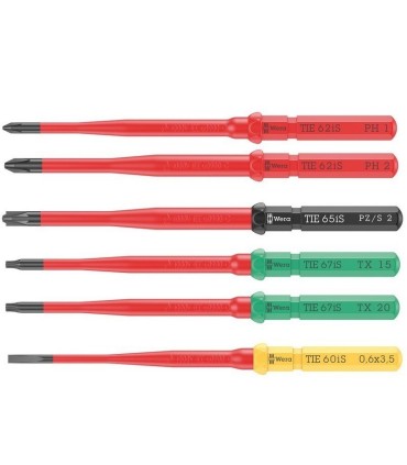 Wera KK VDE 7 Tool Finder Ekstra İnce 1 Geçmeli Uçlu Tornavida Set 05006603001