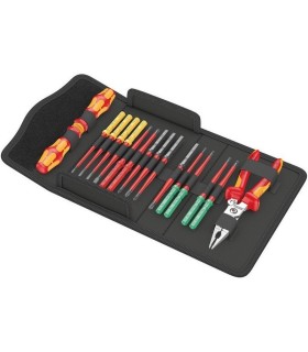 Wera VDE 17 Tool Finder Ekstra İnce 1 Geçmeli Uçlu Penseli Tornavida Set 05006612001