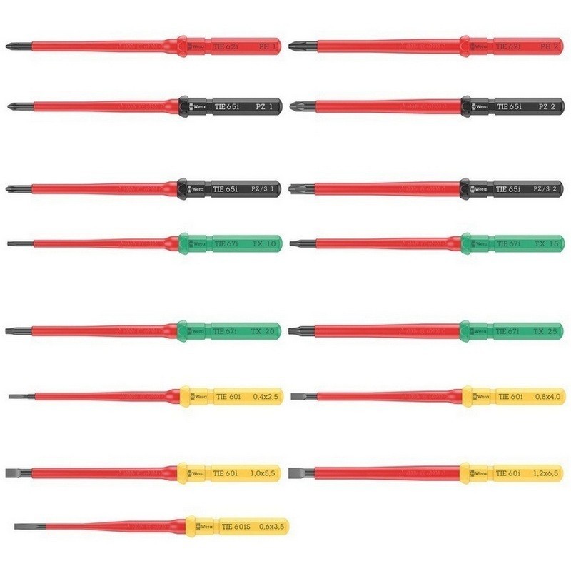 Wera KK VDE 17 Tool Finder Üniversal 1 Geçmeli Uçlu Tornavida Set 05006611001