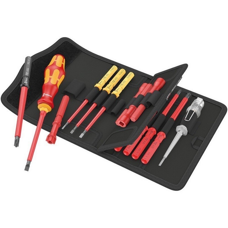 Wera KK VDE 18 Tool Finder Üniversal 1 Geçmeli Uçlu Tornavida Set 05006613001