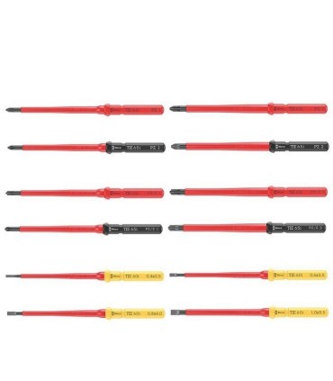 Wera KK VDE 18 Tool Finder Üniversal 2 Geçmeli Uçlu Tornavida Set 05006614001